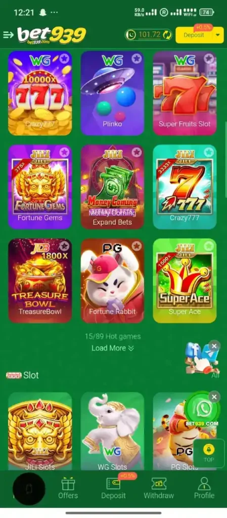 Bet939 Game Banner